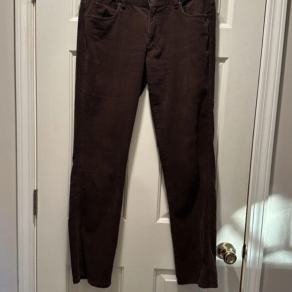 Ralph Lauren ladies brown corduroy pants Size 12 - Picture 2 of 5